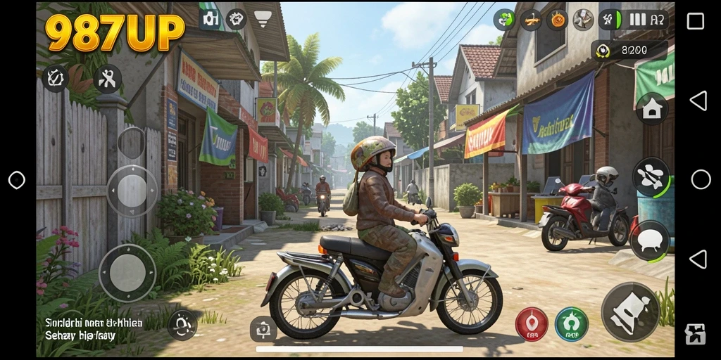 Tampilan gameplay 987UP yang menarik dan dinamis.