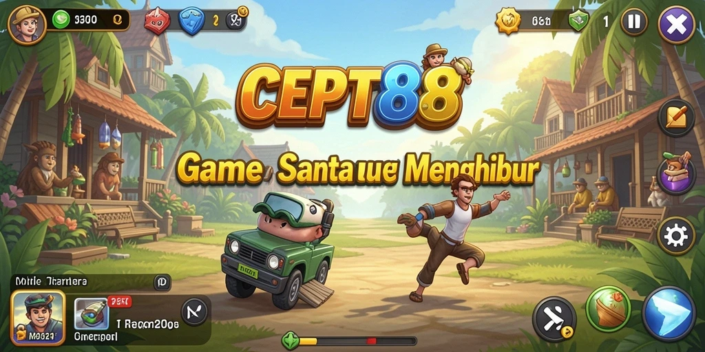 Screenshot menunjukkan gameplay santai dan menyenangkan dari CEPAT88.