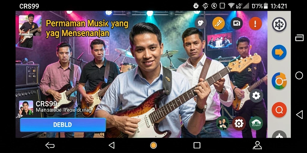 Tampilan gameplay CRS99 yang seru dan interaktif.
