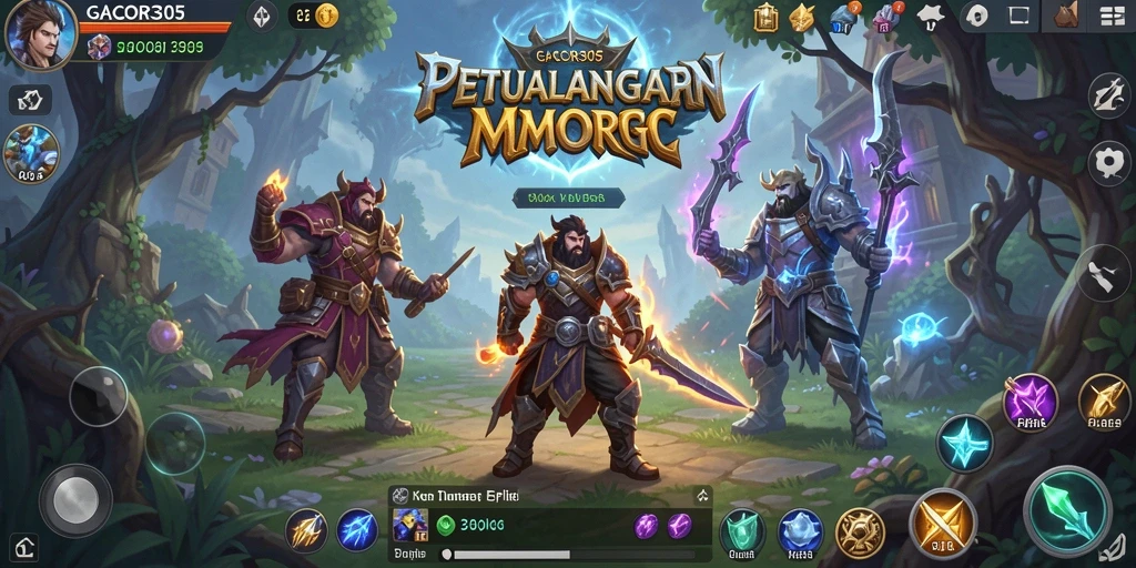 Tangkapan layar gameplay menampilkan petualangan seru di GACOR305.