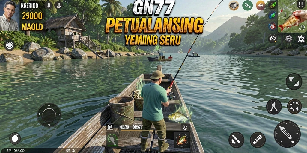 Tampilan aksi memancing yang mendebarkan di GN777.