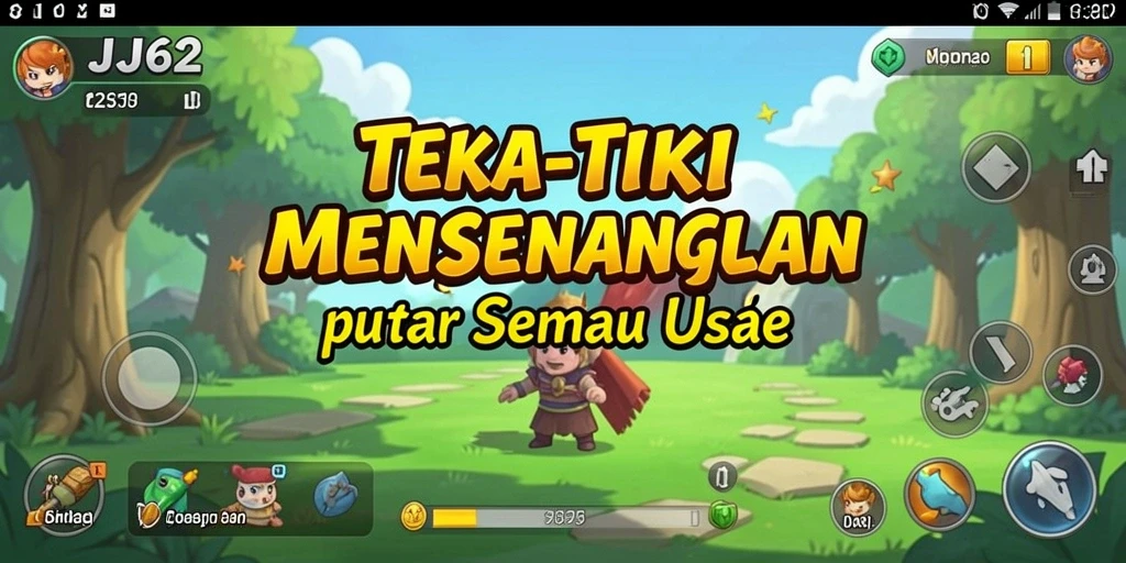 Gameplay seru dalam game Puzzle JJ62 dengan beragam tantangan.