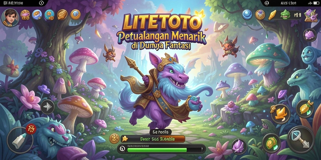 Tampilan menarik dari gameplay seru LITETOTO.