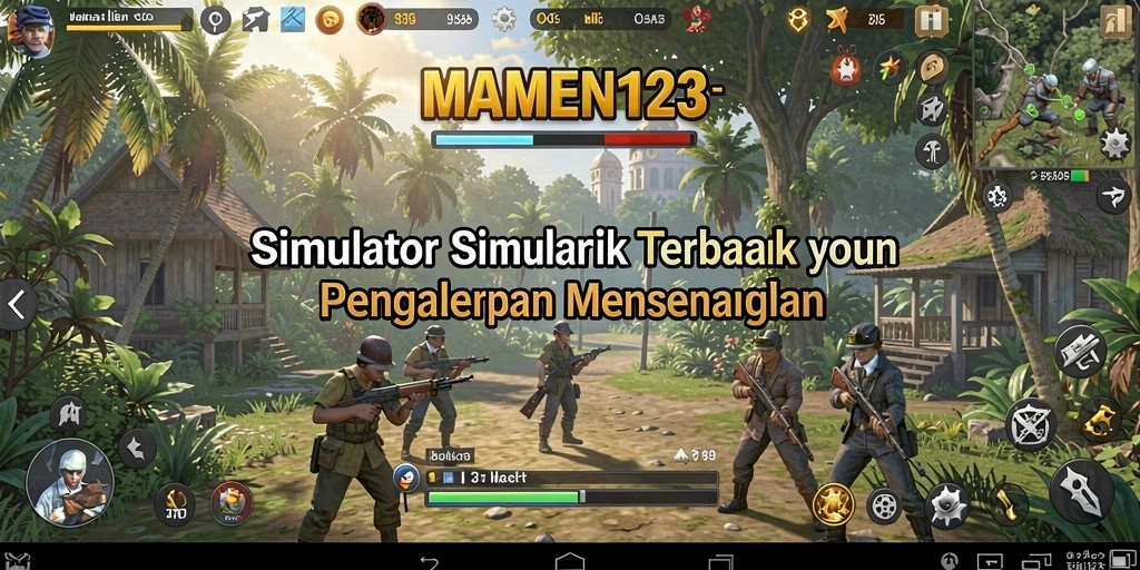 Tampilan gameplay menarik dari MAMEN123 dengan simulasi interaktif.