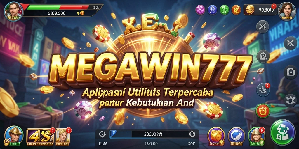 Tampilan antarmuka MEGAWIN777 yang intuitif dan fungsional.