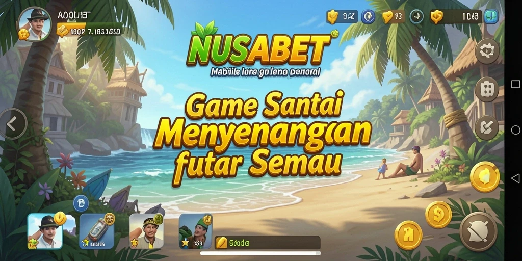 Tampilan gameplay NUSABET yang mengasyikkan dan penuh tantangan.