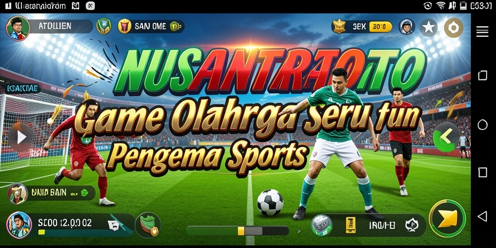 Screenshot gameplay NUSANTARATOTO menunjukkan aksi seru dalam olahraga.