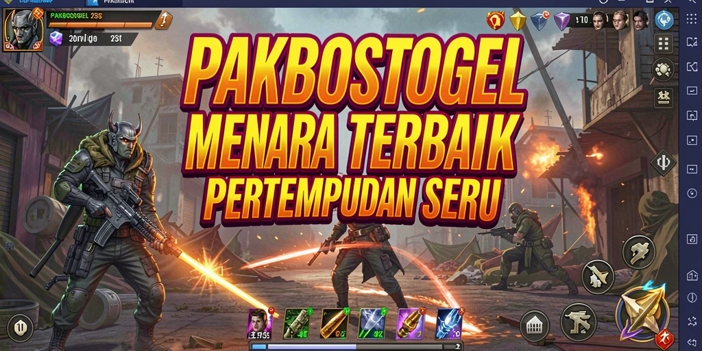 Tangkapan layar PAKBOSTOGEL menampilkan aksi menakjubkan di permainan Tower Defense.