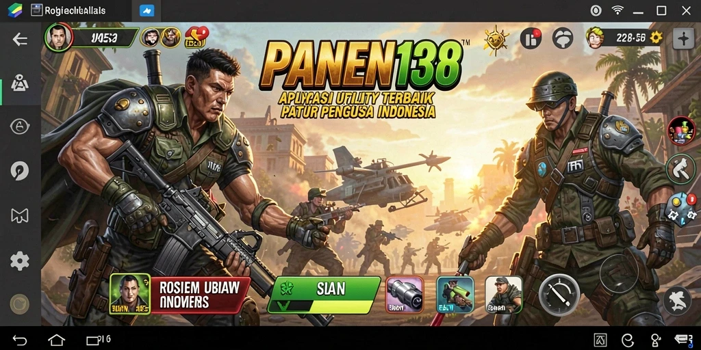 Tampilan antarmuka aplikasi PANEN138 yang modern dan fungsional.