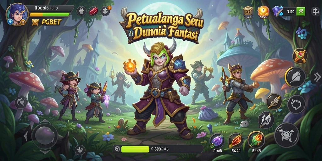 Screenshot gameplay PGBET menampilkan petualangan mendebarkan di dunia fantastis.