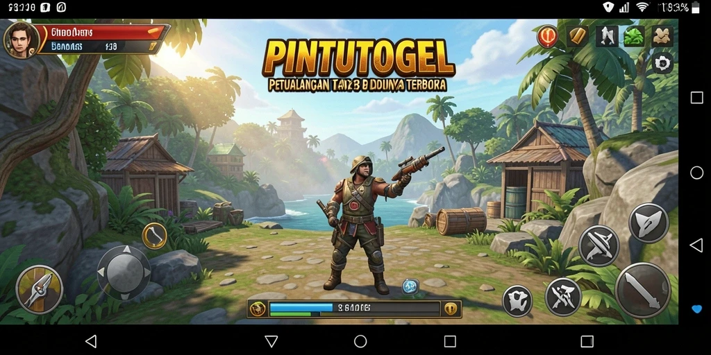 Tampilan gameplay PINTUTOGEL dalam dunia terbuka yang memukau.