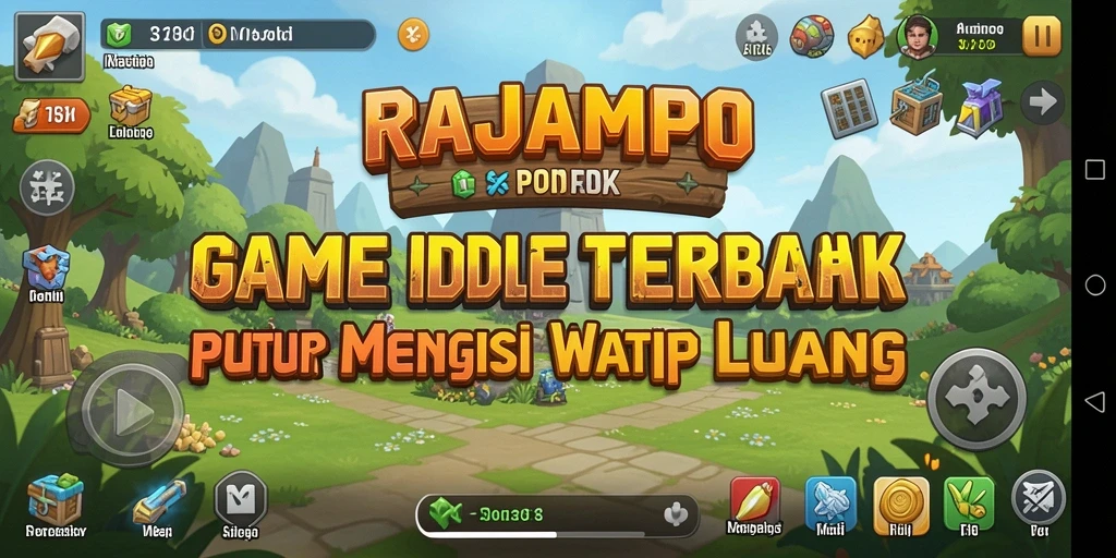 Tampilan gameplay menarik dari RAJAMPO yang mengasyikkan.