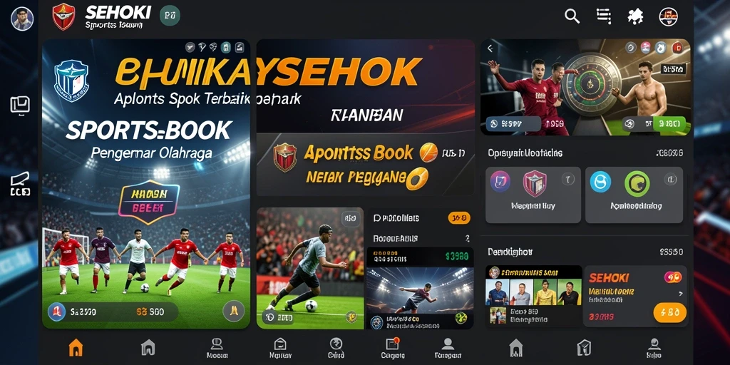 Tangkapan layar SEHOKI menampilkan fitur taruhan olahraga yang menarik.