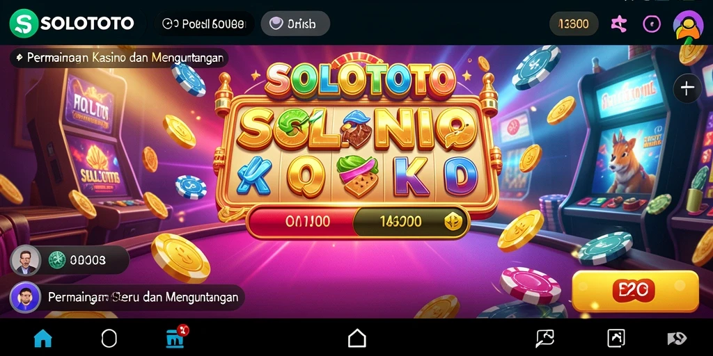 Tangkap momen seru gameplay Kasino di SOLOTOTO.