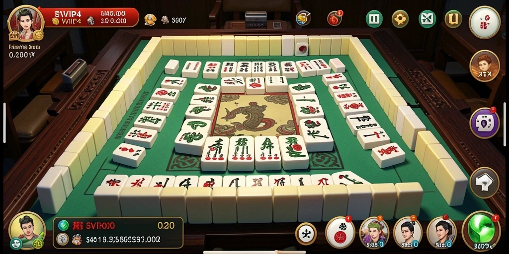 Screenshot menunjukkan gameplay Mahjong yang seru dan menarik.