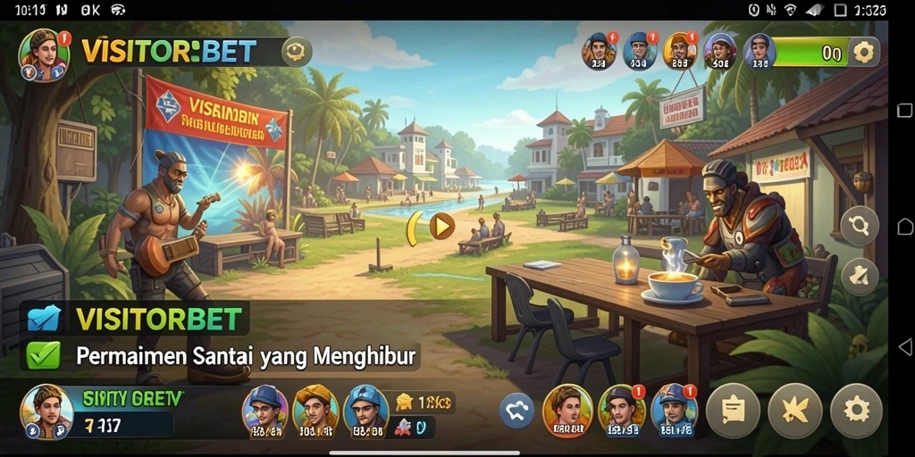 Tangkapan layar dari gameplay seru VISITORBET yang menghibur.